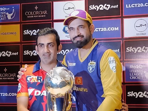 Legends League Cricket का खिताब इंडिया कैपिटल्स ने भीलवाड़ा किंग्स को हराकर जीता. (Legends League cricket)