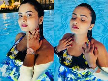 Bhojpuri Actress: पूल में नहाते दिखी ये भोजपुरी एक्ट्रेस, ढा रही कयामत