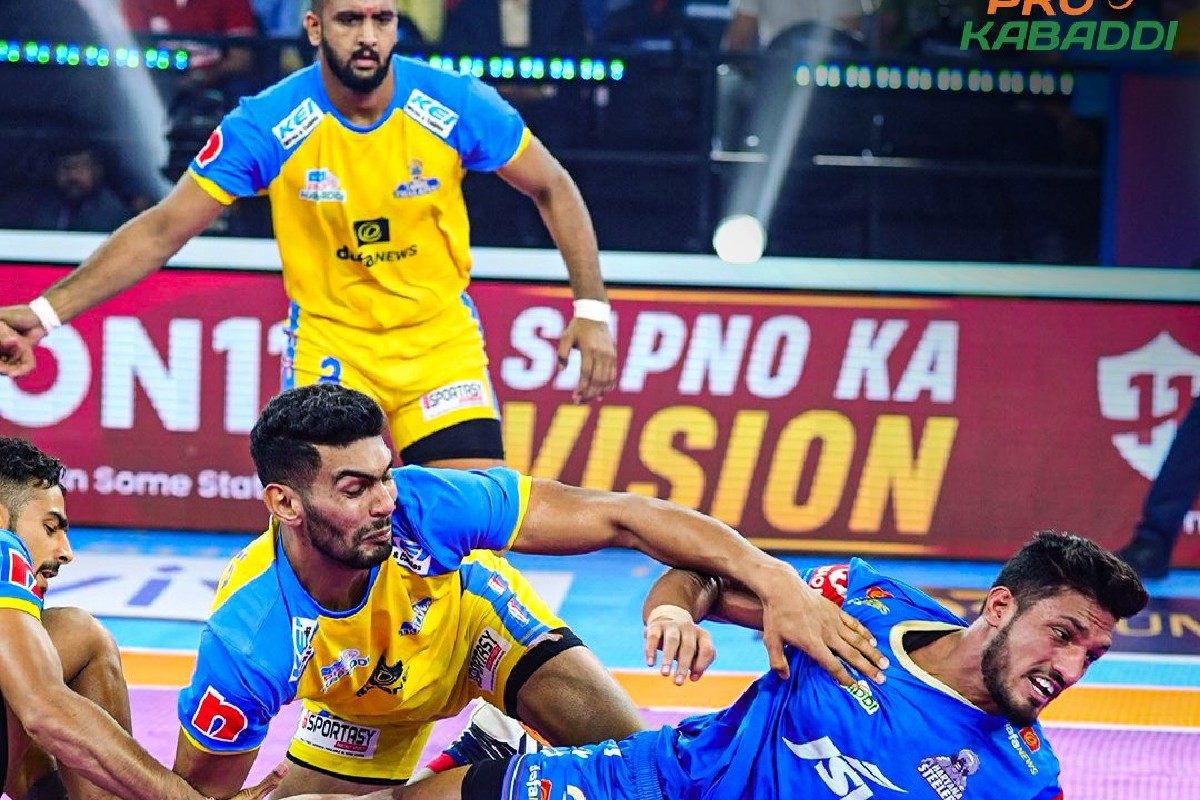 PKL 9: Jaipur Pink Panthers and Gujarat Giants Share Honours - News18