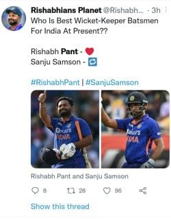 rishabh pant, sanju samson, indi cricket team, team india, wicket keeper rishabh pant, wicket keeper sanju samson, ind vs sa odi series, rishabh pant vs sanju samson debate, संजू सैमसन, ऋषभ पंत 