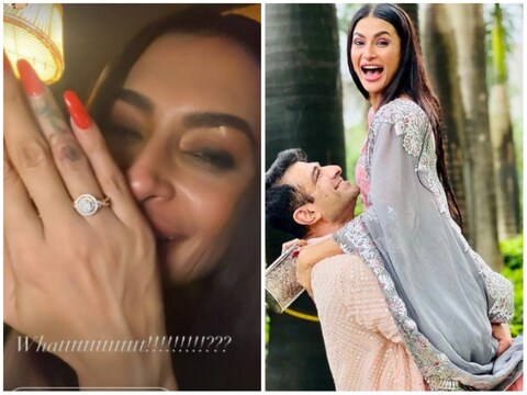 एजाज खान संग पवित्रा पुनिया ने की गुपचुप तरीके से सगाई? इंगेजमेंट रिंग फ्लॉन्ट करती दिखी एक्ट्रेस - pavitra punia and eijaz khan engaged bigg boss fame actress flashes huge ...