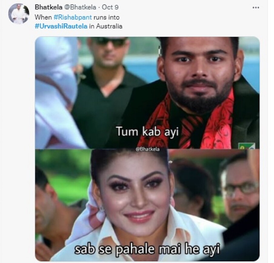  उर्वशी रौतेला ने इंस्टाग्राम पर अपनी कुछ तस्वीरें शेयर कीं. इन तस्वीरों को शेयर करते हुए उर्वशी ने लिखा, ''अपने दिल की बात सुनी'' और ऑस्ट्रेलिया के लिए रवाना हो रही है. उर्वशी के इस पोस्ट को यूजर्स ने सीधे-सीधे अभिनेत्री पर ऋषभ पंत का ऑस्ट्रेलिया में पीछा करने का आरोप लगा दिया.