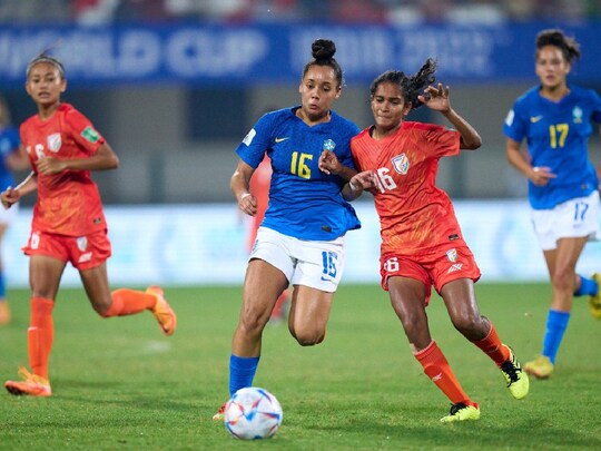 FIFA U17 Women Football World Cup के फाइनल में स्पेन की कोलंबिया से भिड़ंत हाेगी. (File)