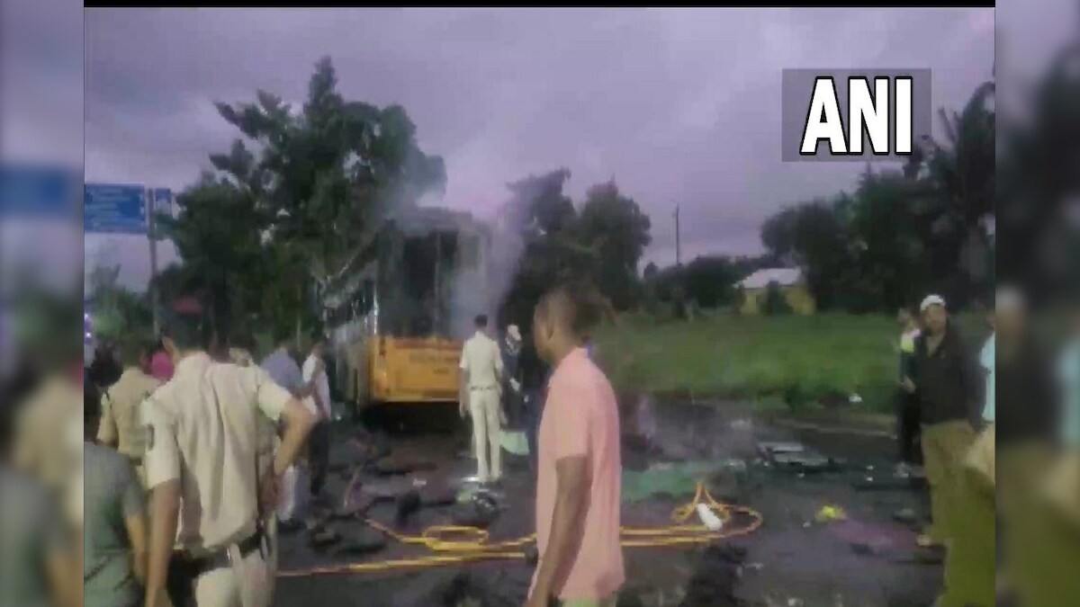 महाराष्ट्र: नासिक के पास लग्जरी बस में लगी आग सभी यात्री सुरक्षित दो दिनों में लगातार दूसरी घटना