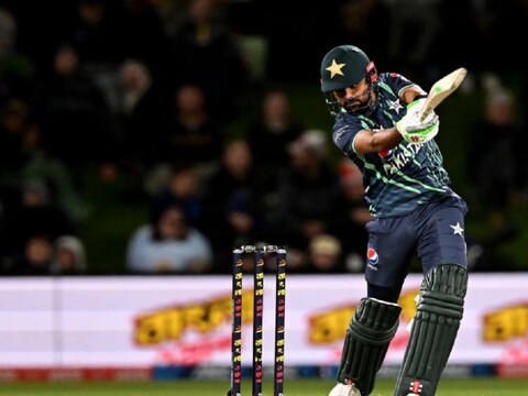 Pakistan vs New Zealand T20 Tri Series: बाबर आजम ने न्यूजीलैंड के खिलाफ 79 रन की नाबाद पारी खेली. (Pakistan cricket twitter)