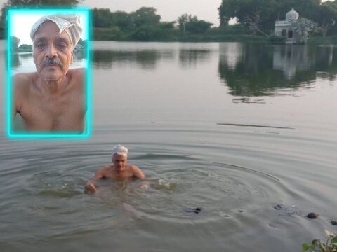 भिंड के लोग 35 सालों से इस भक्त की अनोखी आस्था के गवाह हैं.