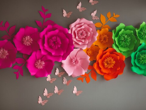 कागज के फूल घर को अलग लुक दे सकते हैं-(Image Canva)