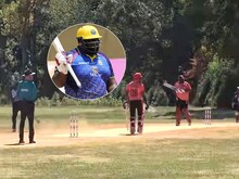 VIDEO: दुनिया के भारी भरकम क्रिकेटर ने मचाई खलबली, T20 में ठोकी डबल सेंचुरी