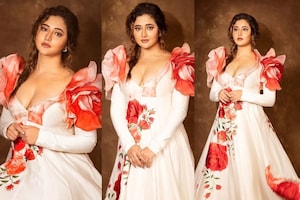 Rashami Desai PICS: रश्मि देसाई ने डीप नेक वाले Floor Touch Gown में ढाया कहर, आया कमेंट- मोटे हो गई..