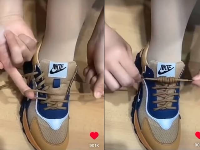 वायरल हो रहा है जूते के लेसेज़ बांधने का स्मार्ट तरीका, पब्लिक बोली-नहीं चलेगा वायरल हो रहा है जूते के लेसेज़ बांधने का स्मार्ट तरीका, पब्लिक बोली-नहीं चलेगा