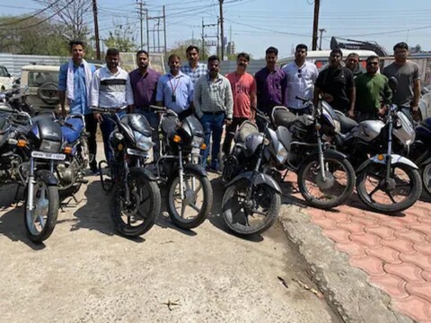 भोपाल पुलिस ने 37 चोरी के दोपहिया वाहन बरामद किए. (फाइल फोटो)