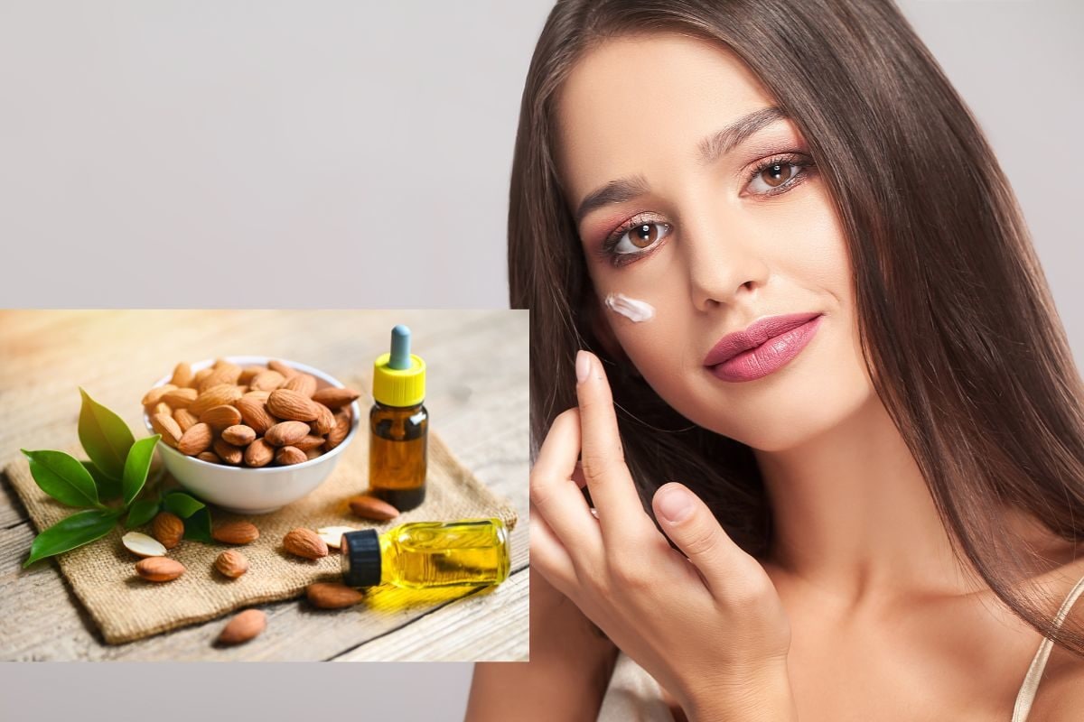 आंखों के नीचे काले घेरे बढ़ गए हैं तो बादाम तेल से करें दूर, इन 4 तरीकों से  करें इस्‍तेमाल - how to use almond oil to reduce dark circles – News18 हिंदी