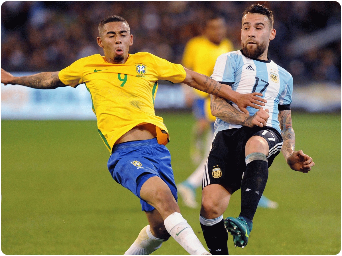 ब्राजील और अर्जेंटीना 
वर्ल्ड कप खिताब जीतने की पसंदीदा टीमें हैं. (एपी फाइल फोटो)