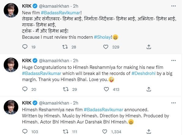 KRK TWEET