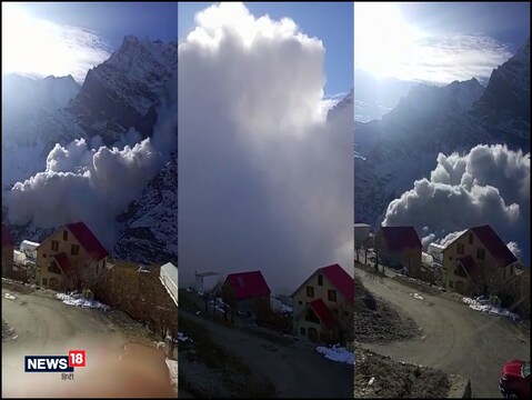 बुधवार को लाहौल घाटी के रालिंग और जगला नुकर गांव में ग्लेशियर टूटा है.  