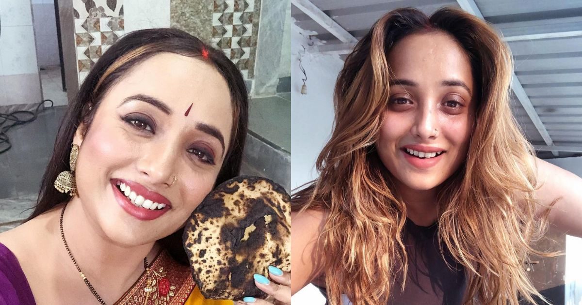 Rani chatterjee: रानी चटर्जी ने बनाई जली रोटी तो लोगों ने किए मजेदार ...
