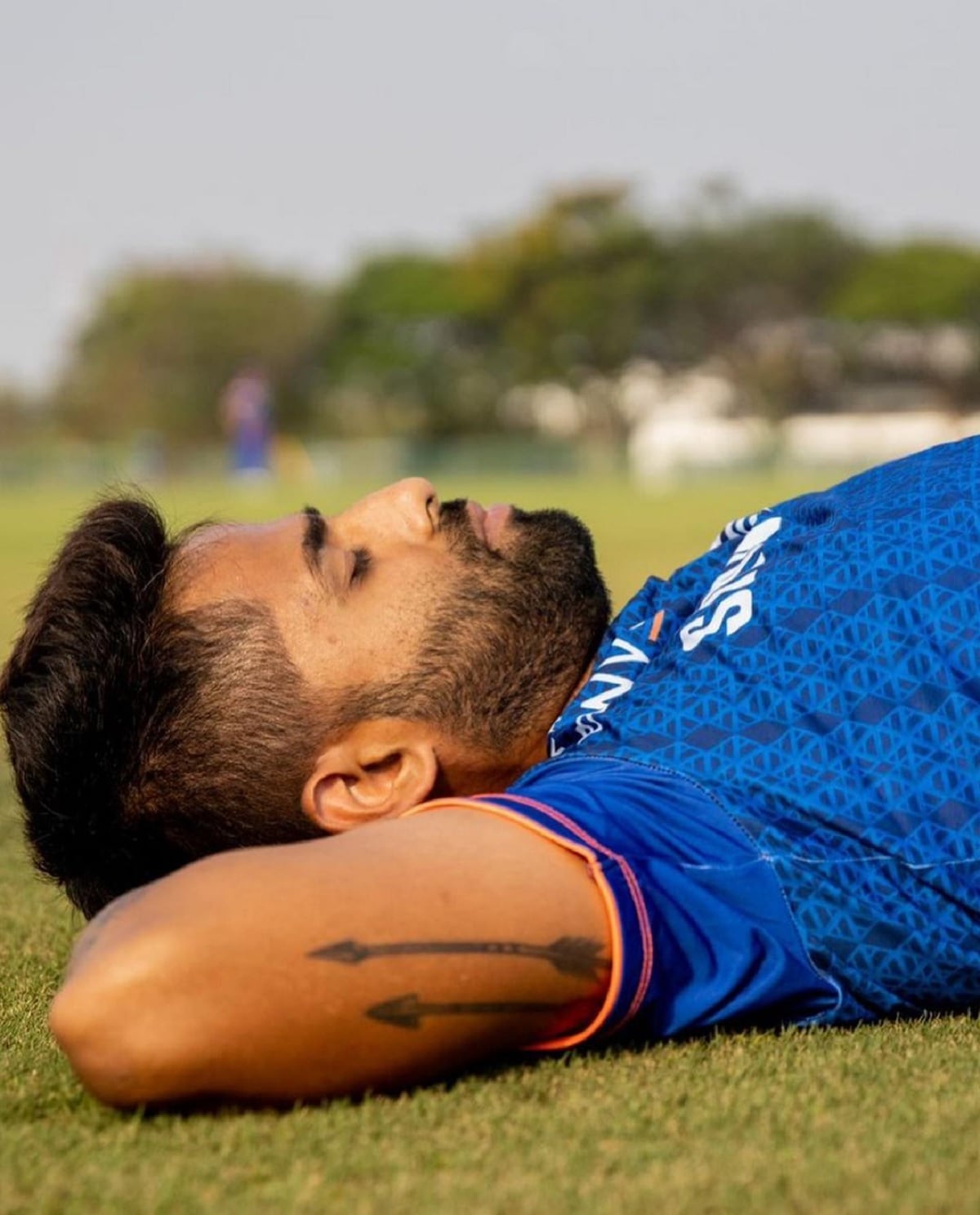 About 20 tattoos all over the body from the neck Indian Crickets Tattoo  Star  Suryakumar Yadav  Time News