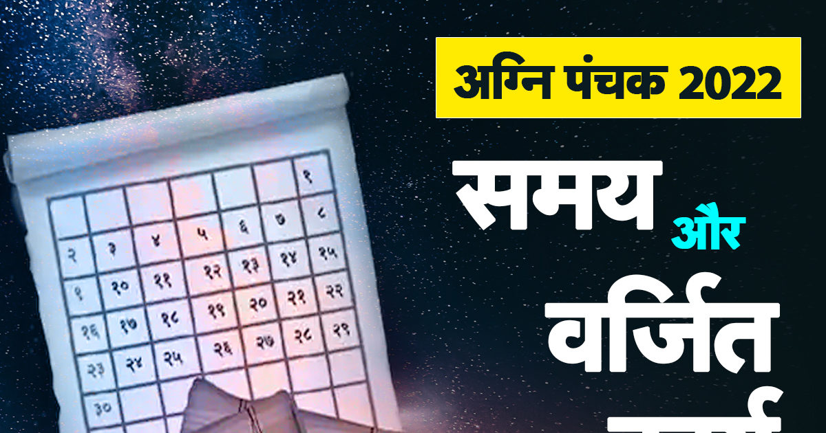 Today Panchak Time Start