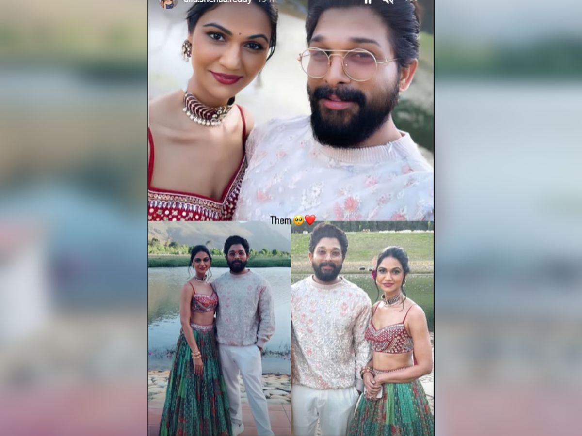  आपको बता दें कि अल्लू अर्जुन वाइफ स्नेहा (Allu Arjun Wife) के साथ साउथ अफ्रीका में अपने दोस्त की शादी के लिए हैं. शनिवार को दोनों ने एक खूबसूरत शादी समारोह में भाग लिया, जिसकी बैकग्राउंड में प्रकृति का मनमोहक दृश्य देखा जा सकता है.