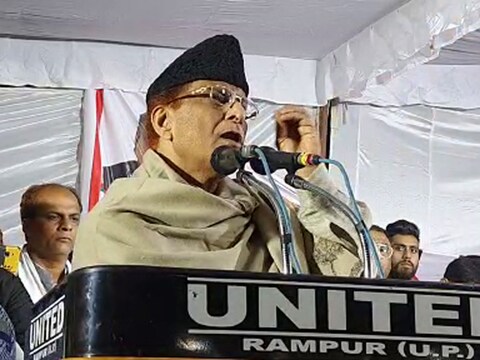 Rampur By-Polls: आजम खान ने चुनावी सभा में भाजपा के ऊपर किया हमला.