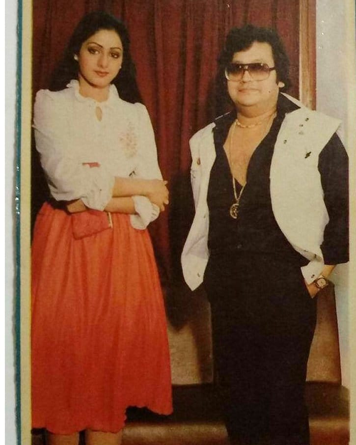 bappi lahiri, sridevi