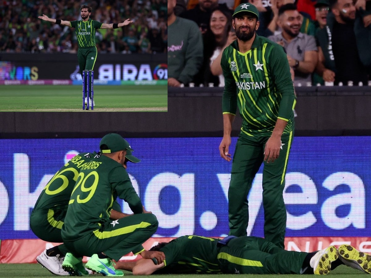 PAK بمقابلہ ENG، T20 ورلڈ کپ فائنل، شاہین شاہ آفریدی، پاکستان کو نقصان، 16ویں اوور میں دھچکا، شاہین شاہ آفریدی زخمی، میدان چھوڑ گئے
