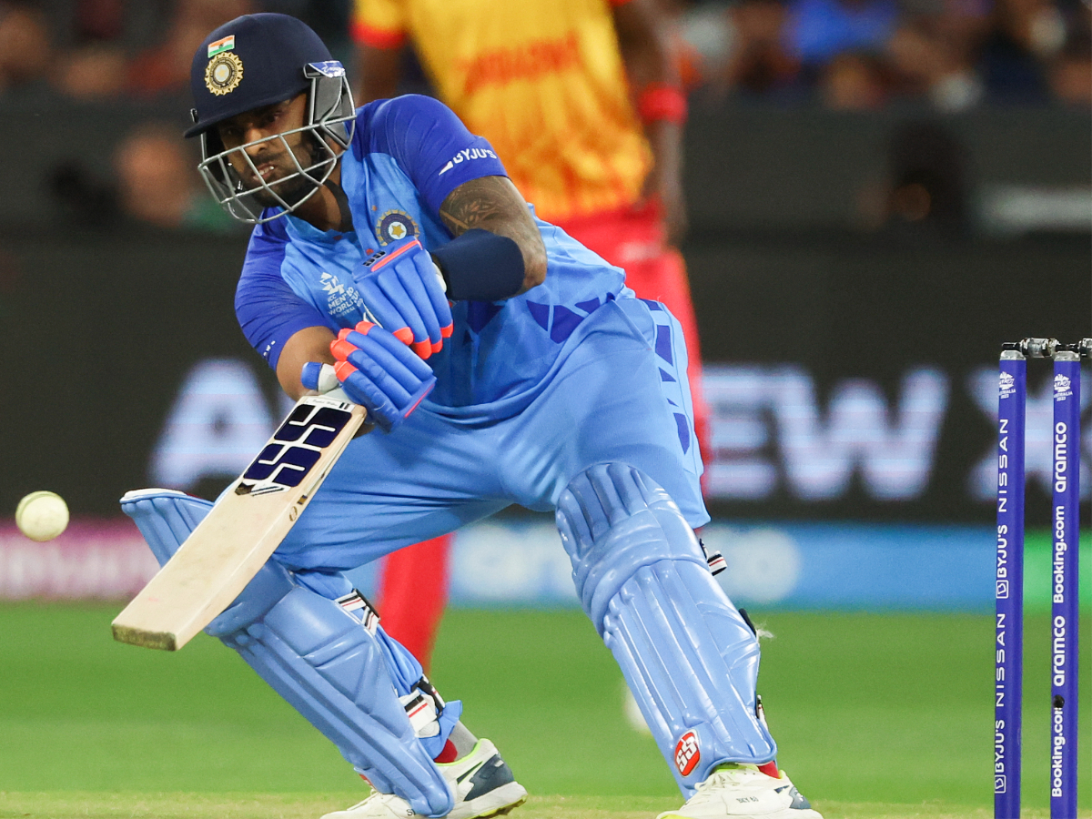 India vs Pakistan World Cup 2022: सूर्यकुमार यादव ने टी20 वर्ल्ड कप में तीसरी फिफ्टी लगाई. (AP)