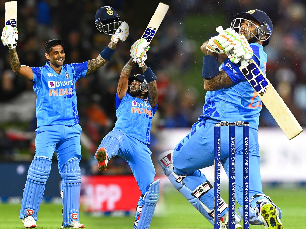 न्यूजीलैंड के खिलाफ भारतीय बल्लेबाज सूर्यकुमार यादव -AP