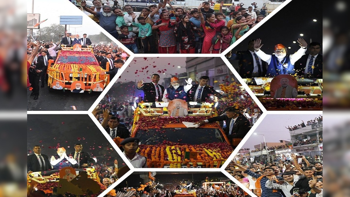 अहमदाबाद में पीएम नरेंद्र मोदी के ऐतिहासिक रोड शो में जनसैलाब उमड़ा लाखों लोग हुए शामिल