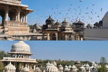 Pre-wedding shoot: उदयपुर में राजा-महाराजाओं की यह छतरियां बनी कपल्स की पसंद, खूब हो रहे प्री-वेडिंग शूट
