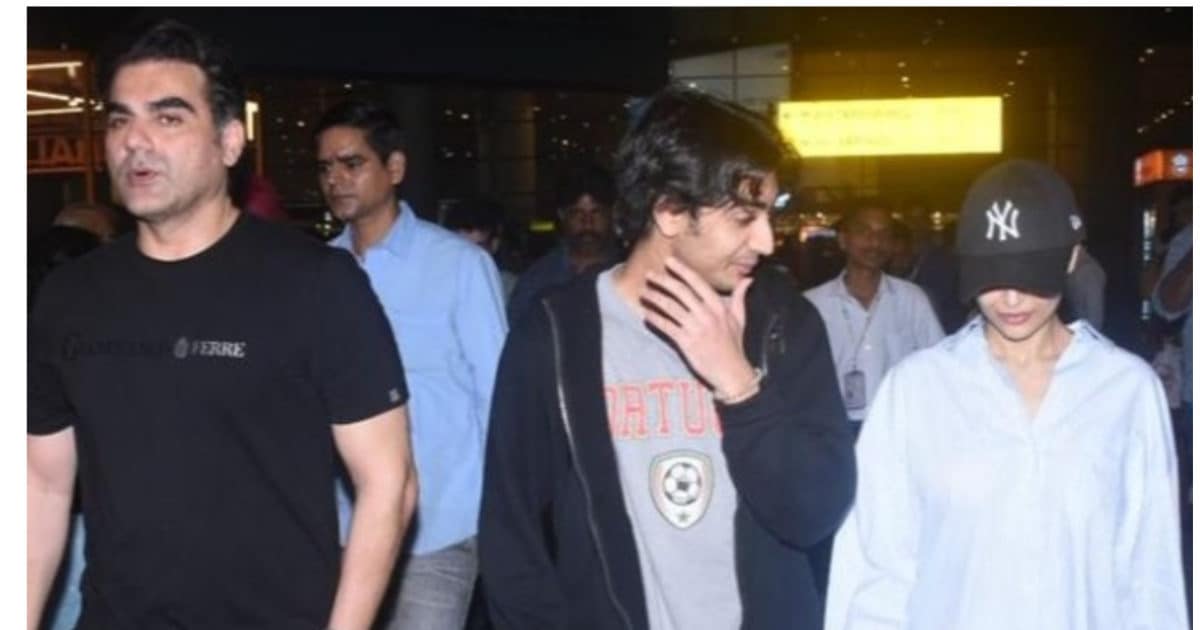 VIDEO: Malaika Arora-Arbaaz Khan reached the airport together to receive son Arhaan, hugged the son like this