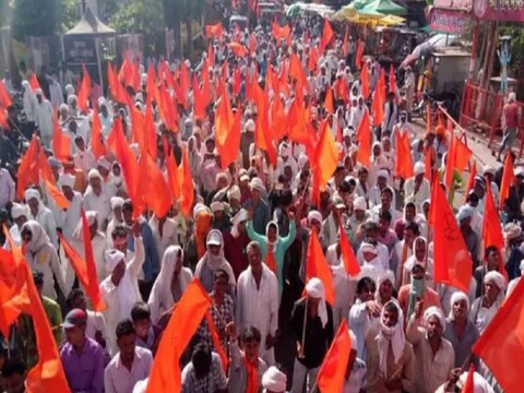 भारतीय किसान संघ (BKS) ने 19 दिसंबर को दिल्ली में राष्ट्रीय स्तर का 'किसान गर्जना' विरोध मार्च निकालेगा. (File Photo)