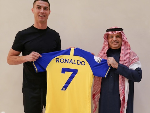 Lionel Messi vs Cristiano Ronaldo: क्रिस्टियानो रोनाल्डो अब अल नासेर क्लब की ओर से खेलते हुए दिखेंगे. (AlNassr FC Twitter)