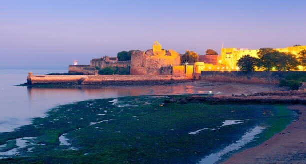 Diu Fort at Night