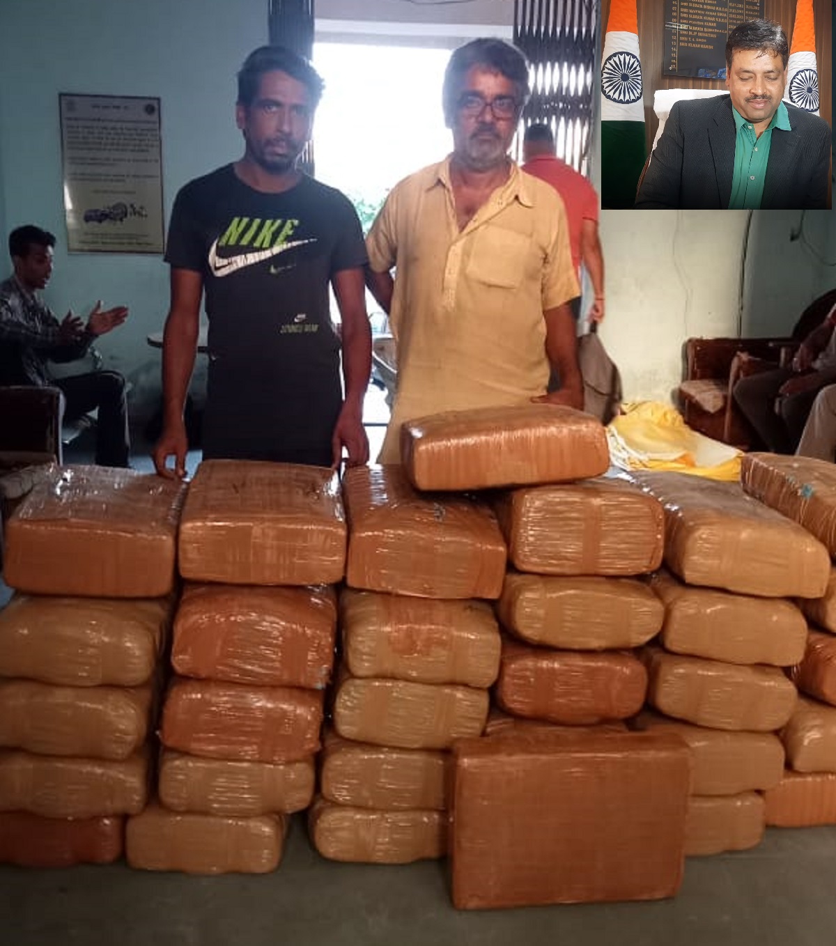 बिहार के रास्ते बड़े पैमाने पर ड्रग्स का कारोबार. इनसेट में  NCB के बिहार-झारखंड के निदेशक कुमार मनीष कुमार.