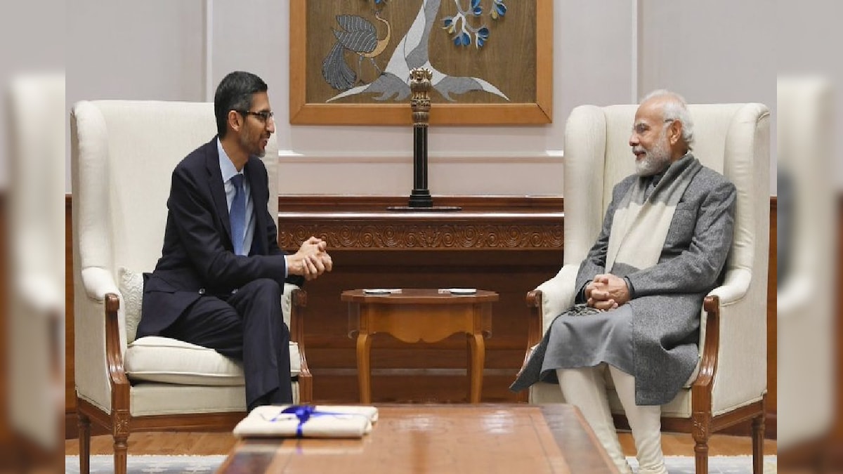 Sundar Pichai: पीएम मोदी से मिले Google के सीईओ सुंदर पिचाई, ट्विटर पर शेयर की फोटो