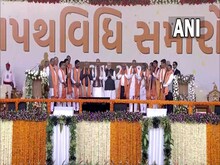 भूपेंद्र पटेल बने गुजरात के 18वें मुख्यमंत्री, 16 MLAs ने ली मंत्री पद की  शपथ