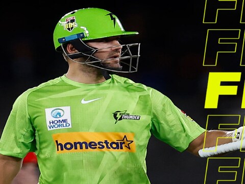 आईपीएल ऑक्शन से पहले रिले रुसो ने बिग बैश लीग में शानदार फिफ्टी ठोकी. (Big bash league twitter)
