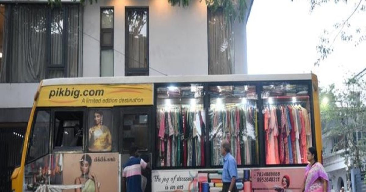 Boutique On Wheels चेन्नई में लोगों के दरवाजे तक सामान ले जाती है यह