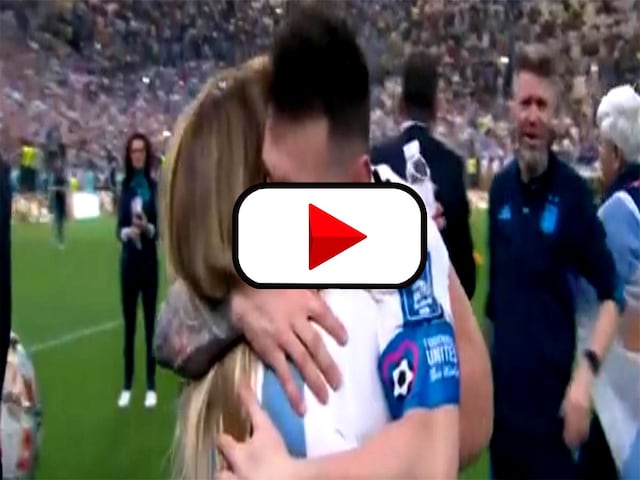 Lionel Messi wrapped with mother after victory, you will be emotional watching video Lionel Messi wrapped with mother after victory, you will be emotional watching video