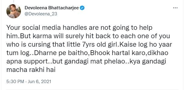 devoleena tweet