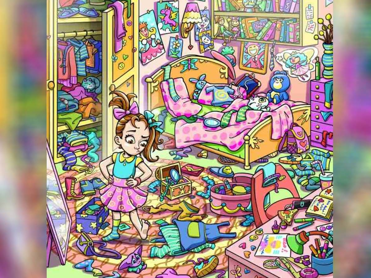 Spot Girl's Lost Sock Within 5 Seconds, Can you spot the Girl's lost Sock, Optical Illusion IQ Test, Mind Bending Optical Illusion,Optical Illusion, Viral On Internet, Spot Girl's Lost Sock, optical illusion puzzle, Viral Puzzle