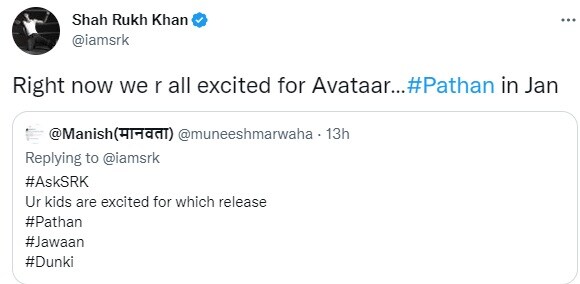 Shahrukh khan, Shahrukh khan movie, Shahrukh khan news hindi, Shahrukh khan pathaan, Shahrukh khan avatar, ask srk, besharam rang, deepika padukone, bollywood news, शाहरुख खान, शाहरुख खान न्यूज, पठान, बेशरम रंग, अवतार, आस्क एसआरके