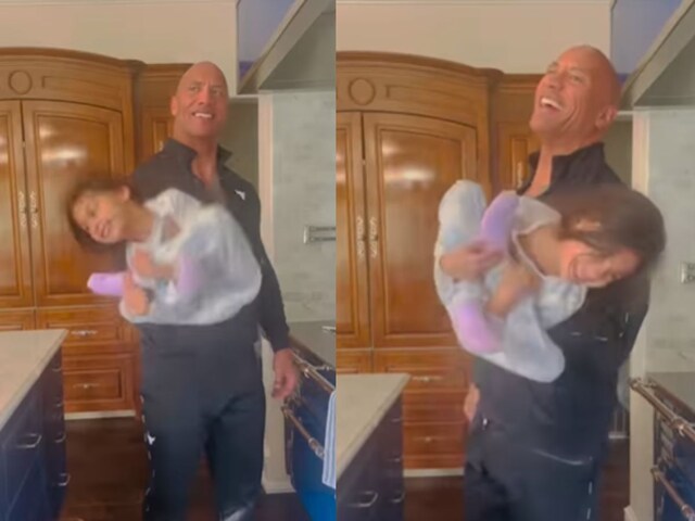 VIDEO: Dwayne said about the daughter's exercise, said- 'Children are fuel' VIDEO: Dwayne said about the daughter's exercise, said- 'Children are fuel'
