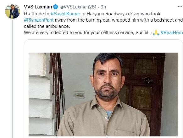 Rishabh Pant Accident, vvs laxman, sushil kumar, bus driver sushil kumar, haryana roadways bus driver sushil kumar, bcci, Rishabh Pant Car Accident, Rishabh Pant News, , Rishabh Pant Today, News about Rishabh Pant, rishabh pant injured, Rishabh pant news today, Rishabh pant injury, Cricket Rishabh Pant, Twitter Rishabh Pant, rishabh pant car name, Rishabh Pant Accident, Rishabh Pant Car Accident, Rishabh Pant News, Rishabh Pant Today, News about Rishabh Pant, rishabh pant injured, Rishabh pant news today, Rishabh pant injury, Cricket Rishabh Pant, Twitter Rishabh Pant, rishabh pant car name, Rishabh Pant Hospitalised, Rishabh Pant Health Update, Rishabh Pant News, Rishabh Pant Car Road Accident, Cricketer Rishabh Pant Health Update, Rishabh Pant Delhi-Dehradun highway Accident, ऋषभ पंत, ऋषभ पंत हेल्थ अपडेट, बीसीसीआई