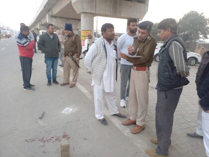 सोनीपत में हुई घटना के बाद मामले की जांच के लिये पहुंची पुलिस