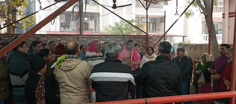 खीर भवानी माता मंदिर में अष्टमी की पूजा