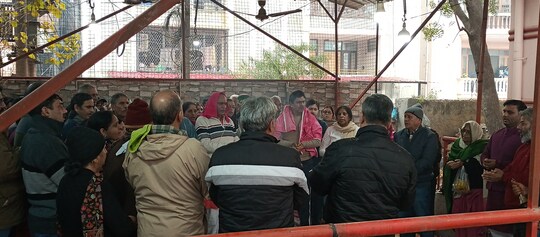 खीर भवानी माता मंदिर में अष्टमी की पूजा