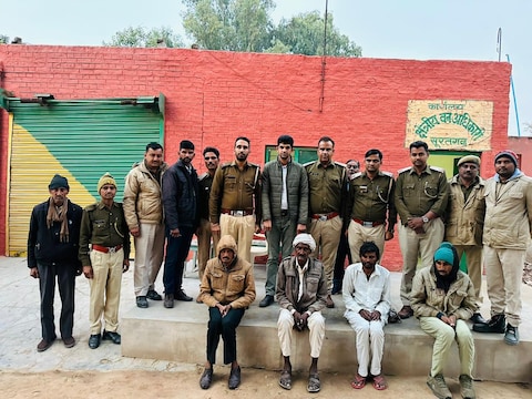  ​पुलिस की गिरफ्त में चारो आरोपी