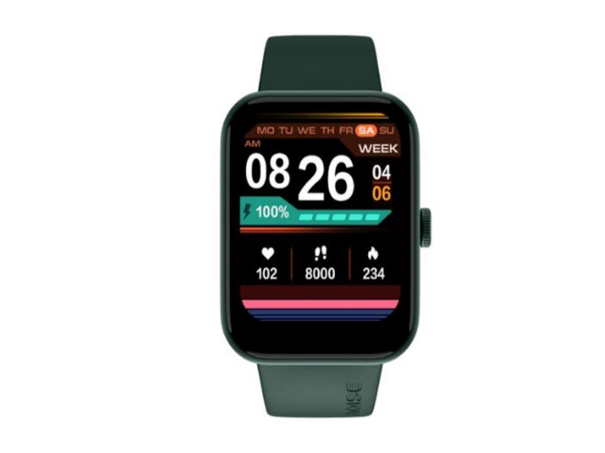 If we talk about health features, then the wearable device is equipped with features like heart rate sensor, an SpO2 sensor, sleep tracker and stress management. Apart from this, a period tracker, breathing practice and activity tracker have also been given in it. Single chip Bluetooth and snug strap are also available in this smartwatch with unibody finish.